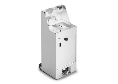 IMC IMClean High Capacity Mobile Hand Wash Station with Splashback, Soap & Paper Towel Holder – W 515mm – 3.0kW