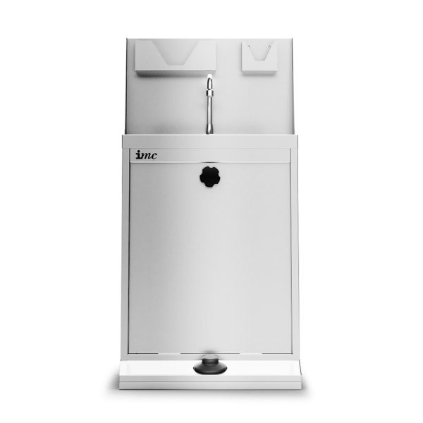 IMC IMClean Junior Reduced Height Mobile Hand Wash Station without Heater - inc. S/back, Soap & Paper Towel Holder - W 520mm - Image 3