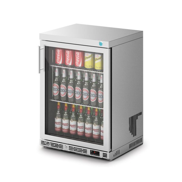 IMC Ventus V60 Bottle Cooler [Front Load] - Glass Door - Stainless Steel Frame - H 850 mm - W 600 mm - R290
