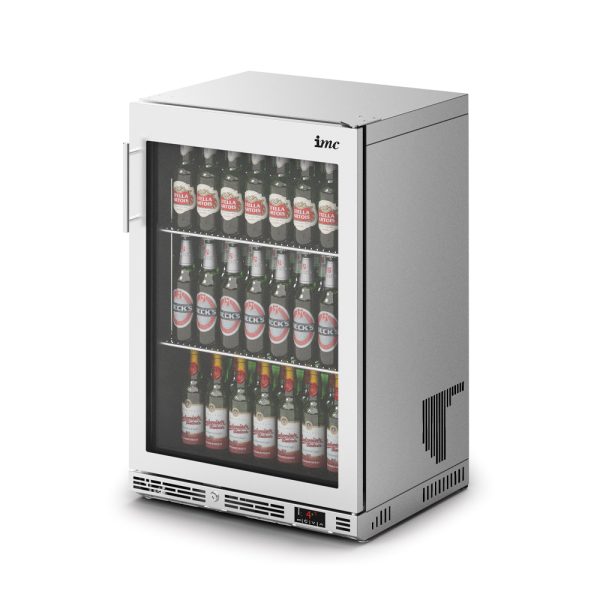 IMC Ventus V60 Bottle Cooler [Front Load] - Full Front Glass Door - Stainless Steel Frame - H 900 mm - W 600 mm - R290