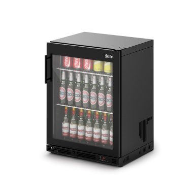 IMC Ventus V60 Bottle Cooler [Front Load] – Full Front Glass Door – Black Painted Frame – H 800 mm – W 600 mm – R290