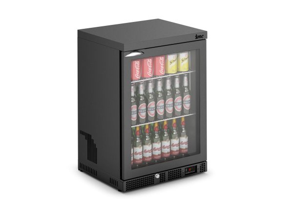 IMC Mistral M60 Bottle Cooler [Front Load] - Glass Door - Black Painted Frame - H 850 mm - W 600 mm - 0.225 kW - Image 2