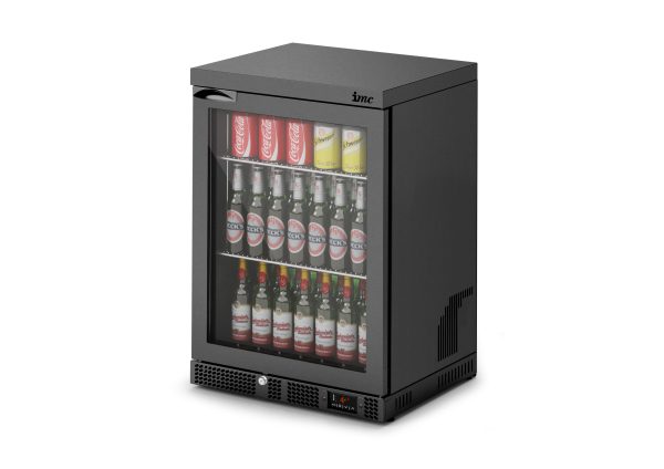 IMC Mistral M60 Bottle Cooler [Front Load] - Glass Door - Black Painted Frame - H 850 mm - W 600 mm - 0.225 kW - Image 4