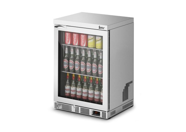 IMC Mistral M60 Bottle Cooler [Front Load] - Glass Door - Stainless Steel Frame - H 850 mm - W 600 mm - 0.225 kW - Image 2