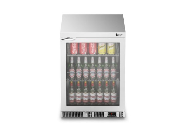 IMC Mistral M60 Bottle Cooler [Front Load] - Glass Door - Stainless Steel Frame - H 850 mm - W 600 mm - 0.225 kW - Image 3