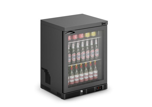 IMC Mistral M60 Bottle Cooler [Front Load] - Glass Door - Black Painted Frame - H 800 mm - W 600 mm - 0.225 kW - Image 4