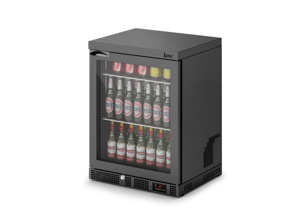 IMC Mistral M60 Bottle Cooler [Front Load] - Glass Door - Black Painted Frame - H 800 mm - W 600 mm - 0.225 kW - Image 3
