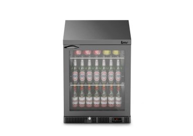 IMC Mistral M60 Bottle Cooler [Front Load] – Glass Door – Black Painted Frame – H 800 mm – W 600 mm – 0.225 kW