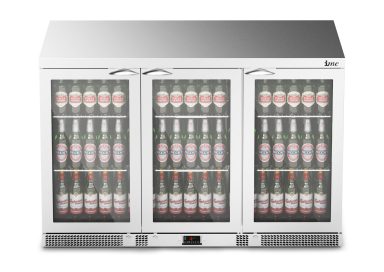 IMC Mistral M135 Bottle Cooler [Front Load] – Glass Door – Stainless Steel Frame – H 900 mm – W 1350 mm – 0.357 kW