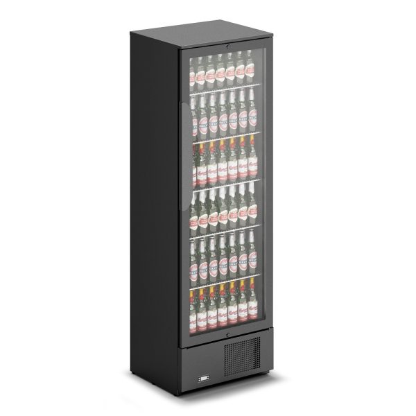IMC Mistral TC60 Bottle Cooler [Front Load] - Glass Door - Black Painted Frame - H 1850 mm - W 600 mm - Image 4