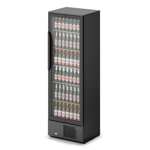 IMC Mistral TC60 Bottle Cooler [Front Load] - Glass Door - Black Painted Frame - H 1850 mm - W 600 mm - Image 3