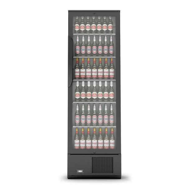IMC Mistral TC60 Bottle Cooler [Front Load] - Glass Door - Black Painted Frame - H 1850 mm - W 600 mm - Image 2