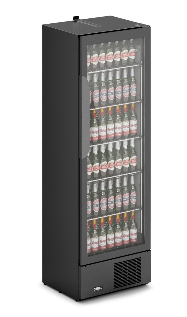 IMC Mistral TC60 Bottle Cooler [Front Load] - Glass Door - Black Painted Frame - H 1850 mm - W 600 mm - 0.759 kW - Image 4