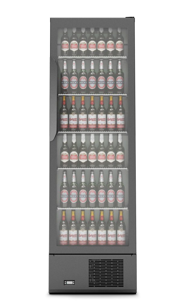 IMC Mistral TC60 Bottle Cooler [Front Load] - Glass Door - Black Painted Frame - H 1850 mm - W 600 mm - 0.759 kW - Image 2