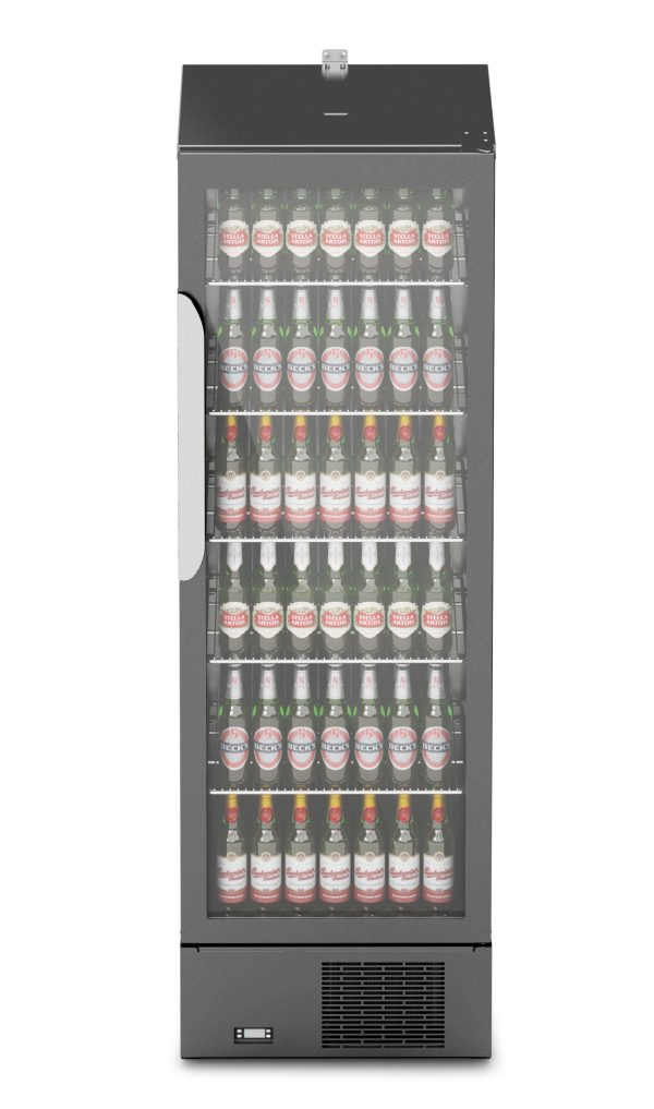 IMC Mistral TC60 Bottle Cooler [Front Load] - Glass Door - Black Painted Frame - H 1850 mm - W 600 mm - 0.759 kW - Image 3