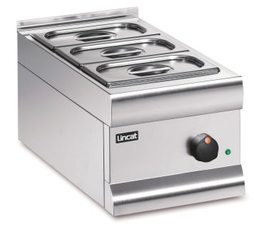 Lincat Silverlink 600 Electric Counter-top Bain Marie – Dry Heat – Gastronorms – Base + Dish Pack – W 300 mm – 0.5 kW
