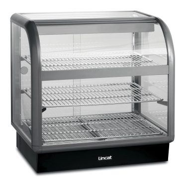 Lincat Seal 650 Series Counter-top Curved Front Heated Merchandiser – Back-Service – W 750 mm – 1.52 kW