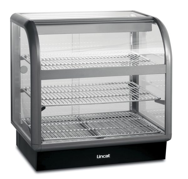 Lincat Seal 650 Series Counter-top Curved Front Heated Merchandiser - Back-Service - W 750 mm - 1.52 kW