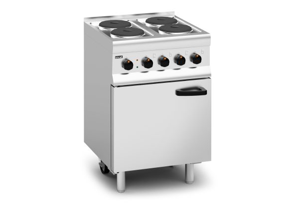 Lincat Silverlink 600 Electric Free-standing Oven Range - Castors at Rear - 4 Plates - W 600 mm - 11.0 kW - Image 4