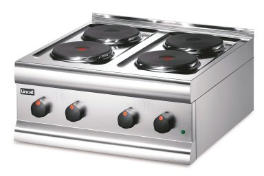 Lincat Silverlink 600 Electric Counter-top Boiling Top – 4 Plates – W 600 mm – 7.0 kW