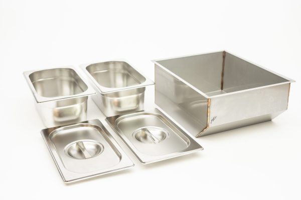 Lincat Lynx 400 Electric Counter-top Bain Marie - Dry Heat - inc. 2 x 1/4 GN Dishes - W 285 mm - 0.25 kW - Image 2