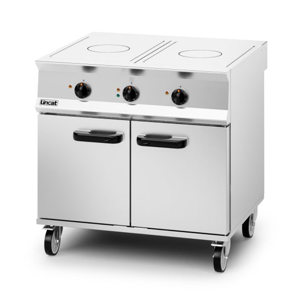 Lincat Opus 800 Electric Free-standing Solid Top Oven Range - W 900 mm - 15.4 kW - Image 2