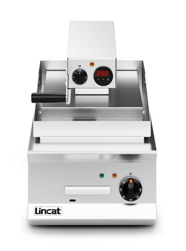 Lincat Opus 800 Electric Counter-top Clam Griddle – Flat Upper Plate – W 400 mm – 8.6 kW