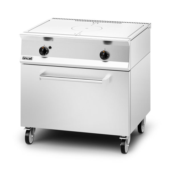 Lincat Opus 800 Natural Gas Free-standing Solid Top Oven Range [Drop-Down Door] - W 900 mm - 18.5 kW - Image 2