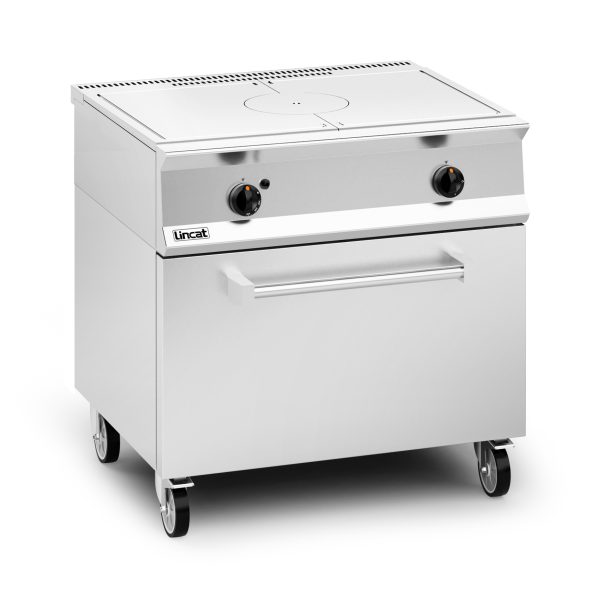 Lincat Opus 800 Propane Gas Free-standing Solid Top Oven Range [Drop-Down Door] - W 900 mm - 19.0 kW
