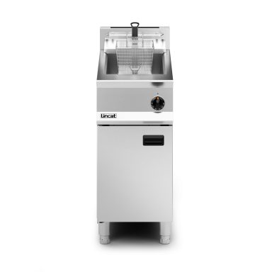 Lincat Opus 800 Propane Gas Free-standing Single Tank Fryer – 2 Baskets – W 400 mm – 23.0 kW