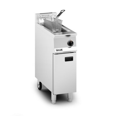 Lincat Opus 800 Natural Gas Free-standing Single Tank Fryer – 1 Basket – W 300 mm – 16.0 kW