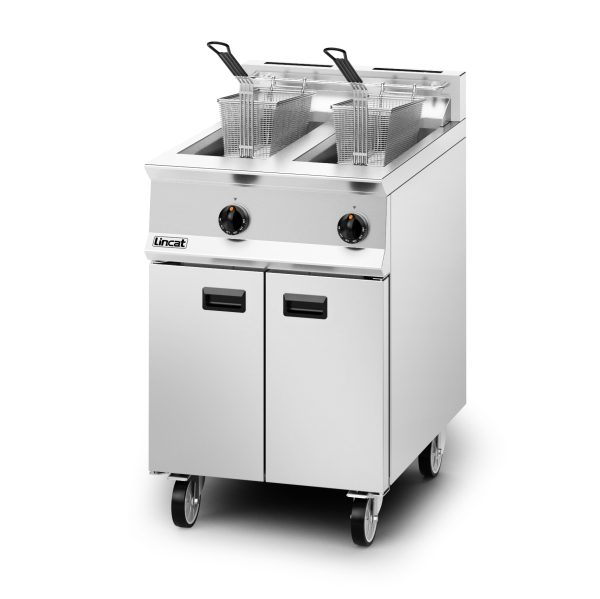 Lincat Opus 800 Propane Gas Free-standing Twin Tank Fryer - 2 Baskets - W 600 mm - 32.0 kW - Image 3