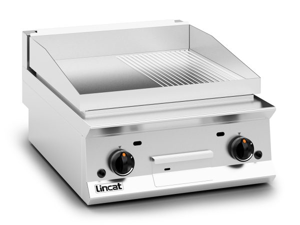 Lincat Opus 800 Propane Gas Counter-top Griddle - Ribbed Plate - W 600 mm - 15.5 kW - Image 2