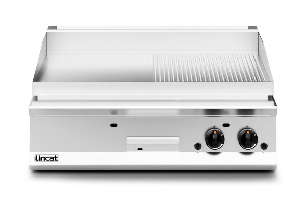Lincat Opus 800 Propane Gas Counter-top Griddle - Ribbed Plate - W 900 mm - 23.0 kW - Image 3