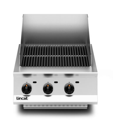 Lincat Opus 800 Natural Gas Counter-top Chargrill – W 600 mm – 13.8 kW