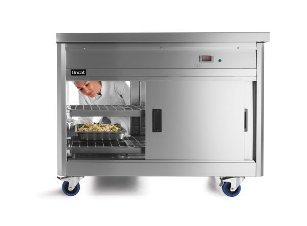 Lincat Panther 800 Series Free-standing Hot Cupboard - Bain Marie Top - 3GN - W 1205 mm - 2.8 kW