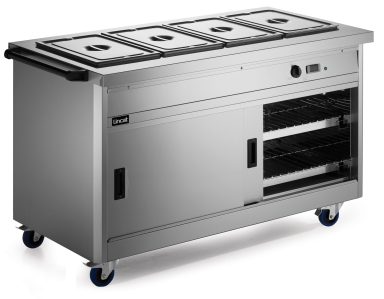 Lincat Panther 800 Series Free-standing Hot Cupboard – Bain Marie Top – 4GN – W 1530 mm – 4.9 kW