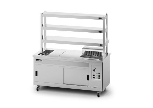 Lincat Panther SuperPass Series Free-standing Hot Cupboard - Bain Marie Top - W 1800 mm - 11.62 kW