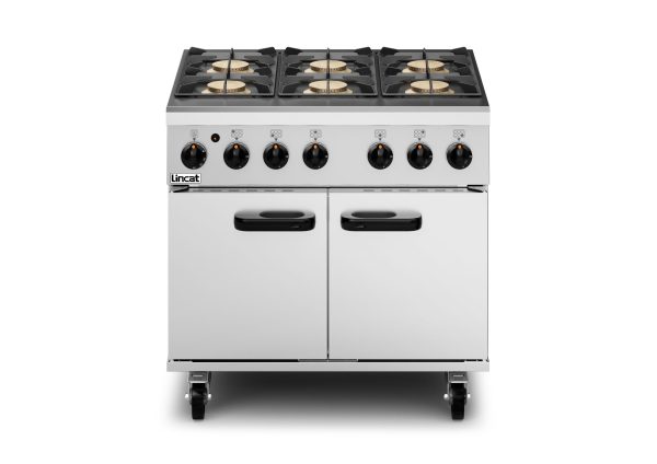 Lincat Phoenix Natural Gas Free-standing Oven Range - 6-Zone - W 900 mm - 46.0 kW - Image 4