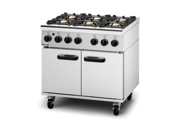 Lincat Phoenix Propane Gas Free-standing Oven Range - 6-Zone - W 900 mm - 45.5 kW - Image 4
