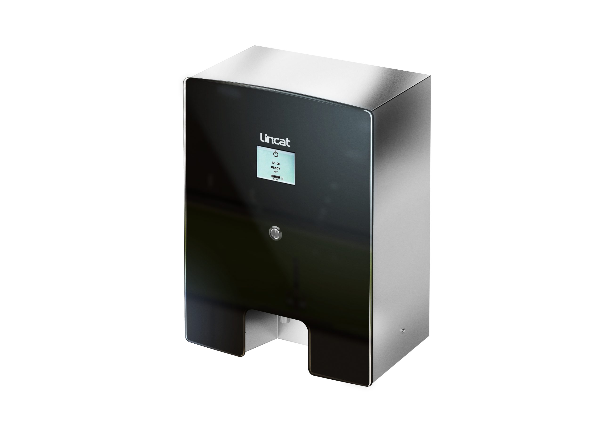 Lincat FilterFlow WMB Wall Mounted Automatic Fill Push Button Boiler - Black Glass - 5L Capacity - 3.0 kW - Image 2
