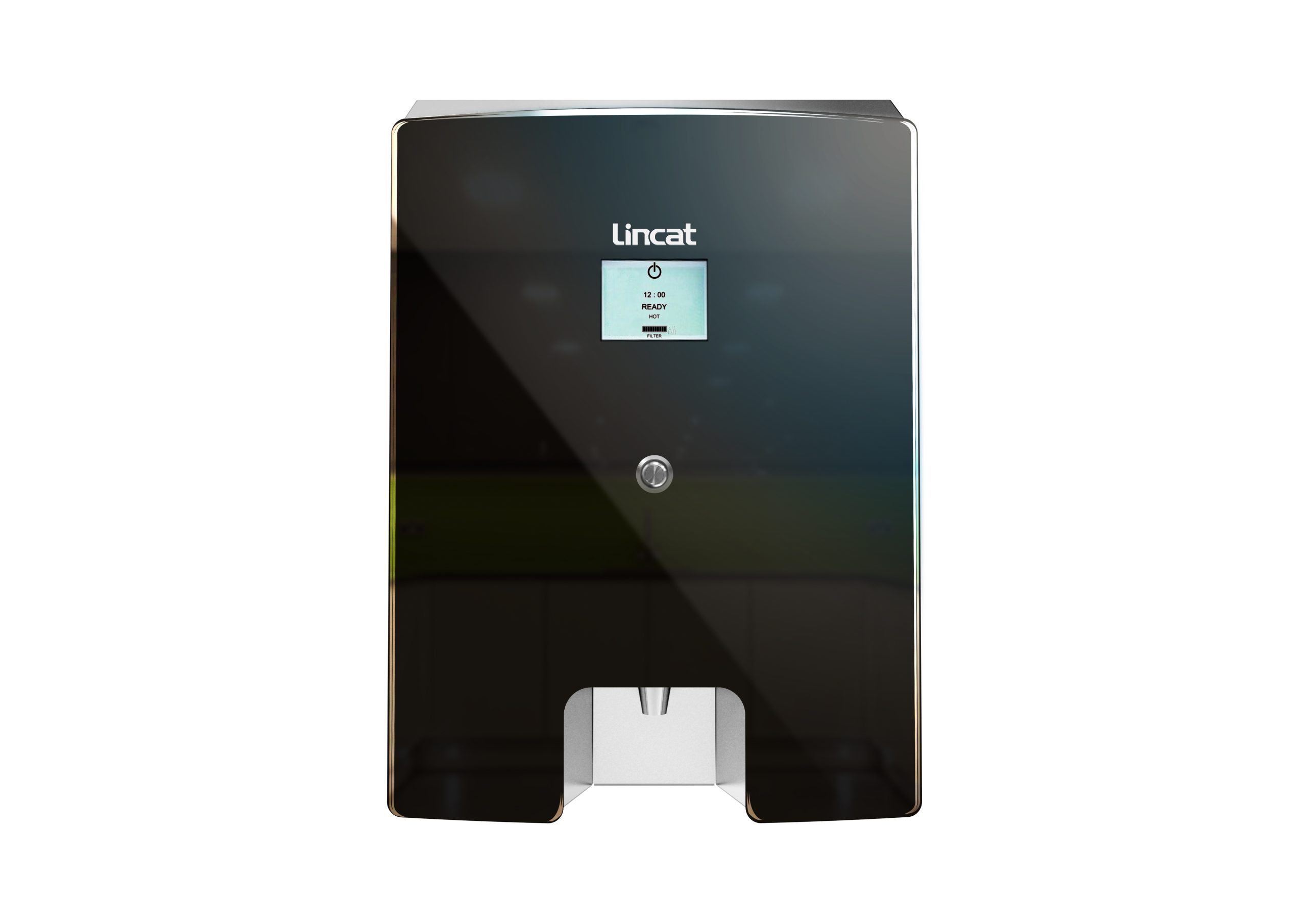 Lincat FilterFlow WMB Wall Mounted Automatic Fill Push Button Boiler - Black Glass - 5L Capacity - 3.0 kW - Image 3