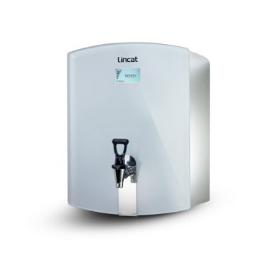 Lincat FilterFlow WMB Wall Mounted Automatic Fill Boiler – White Glass – 7L Capacity – 3.0 kW