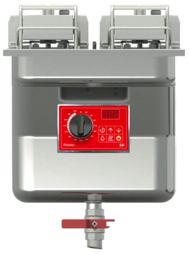 FriFri Precision 412 Electric Drop-in Single Tank Fryer – 2 Baskets – W 400 mm – 18.0 kW