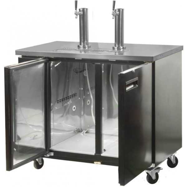 Prodic NTKC2 keg cooler doors open image