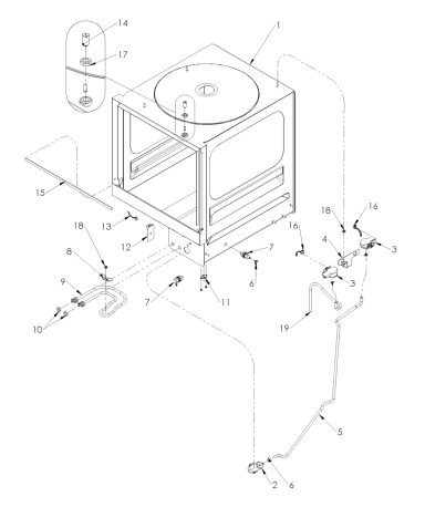 Cabinet Assembly – C400WS (90001657-B)