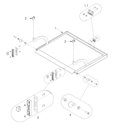 Door Parts Assembly – C500 (90001610-C)