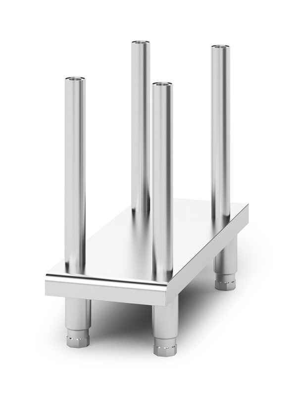 Lincat OA8934 - Opus 800 Free-standing Floor Stand with Legs – for units W 300 mm - Image 2